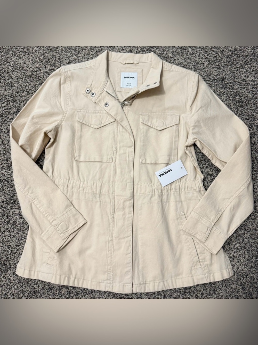 Sonoma Patch Pocket Utility Jacket size XSP New